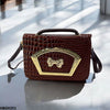 Crocodile Pattern Hand Bag