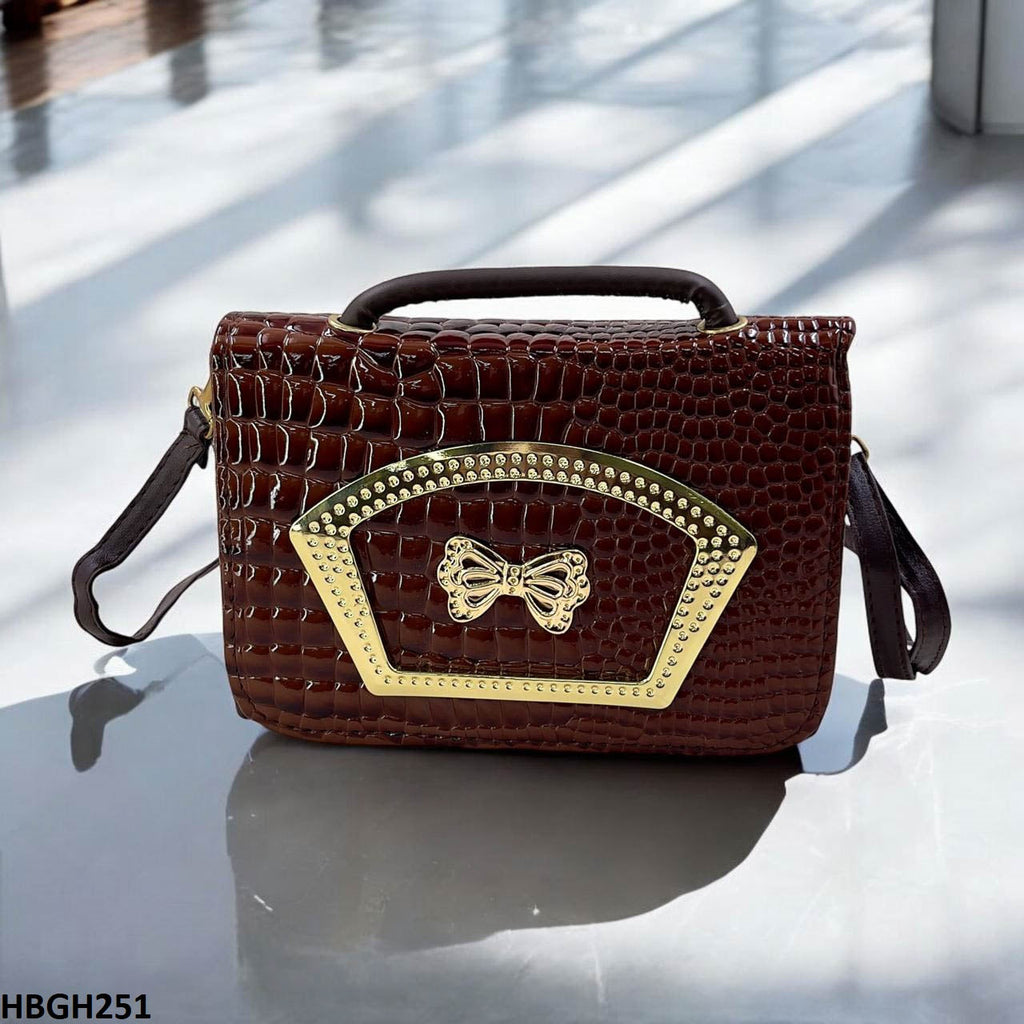 Crocodile Pattern Hand Bag