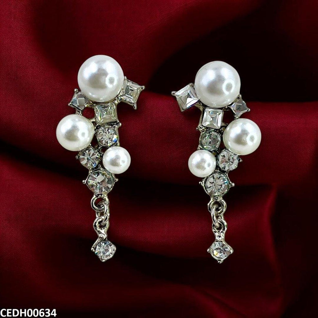 Pearl Ear Drop Earrings Pair