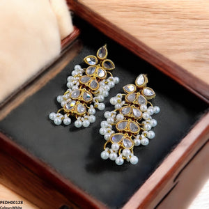 Tear Pearl Drop Earrings