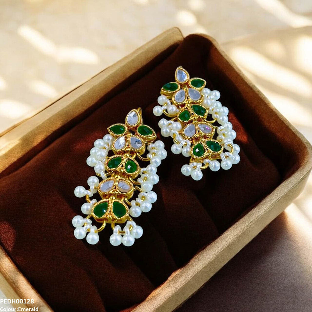 Tear Pearl Drop Earrings