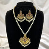Oval/Flower Pearl Drop Mala Set