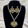 Oval/Flower Pearl Drop Mala Set