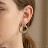 Round Drop Earrings
