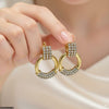 Round Drop Earrings