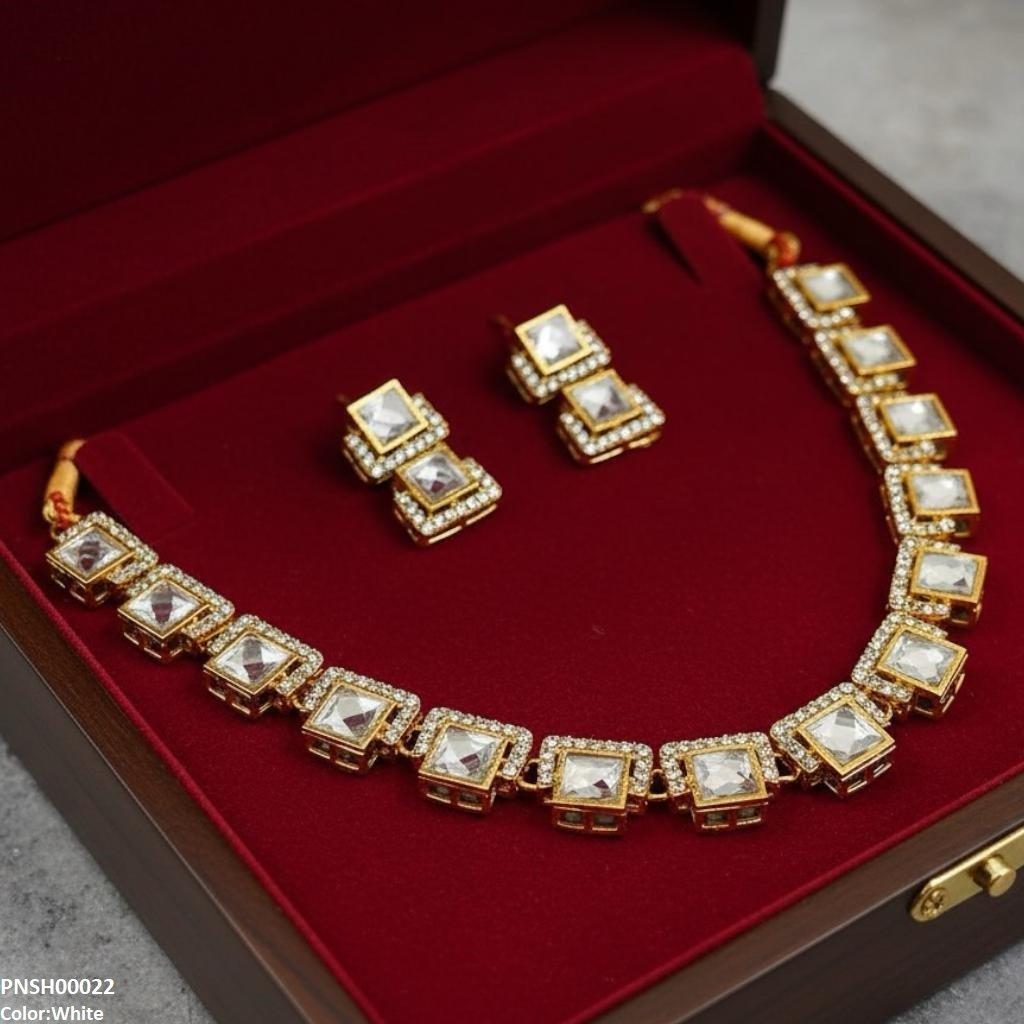 Square Necklace Set