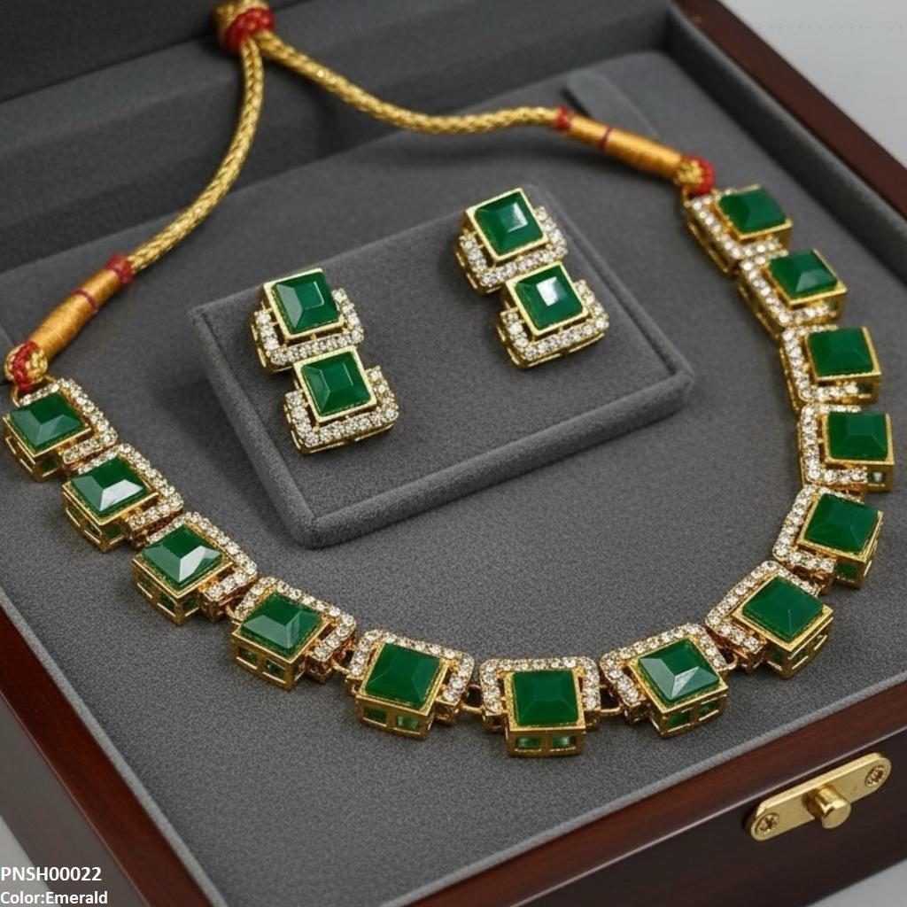Square Necklace Set