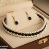 Three-Layered Pearl Choker Set