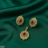 Oval Flower Pendant Set