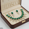 Oval Pear Necklace Set