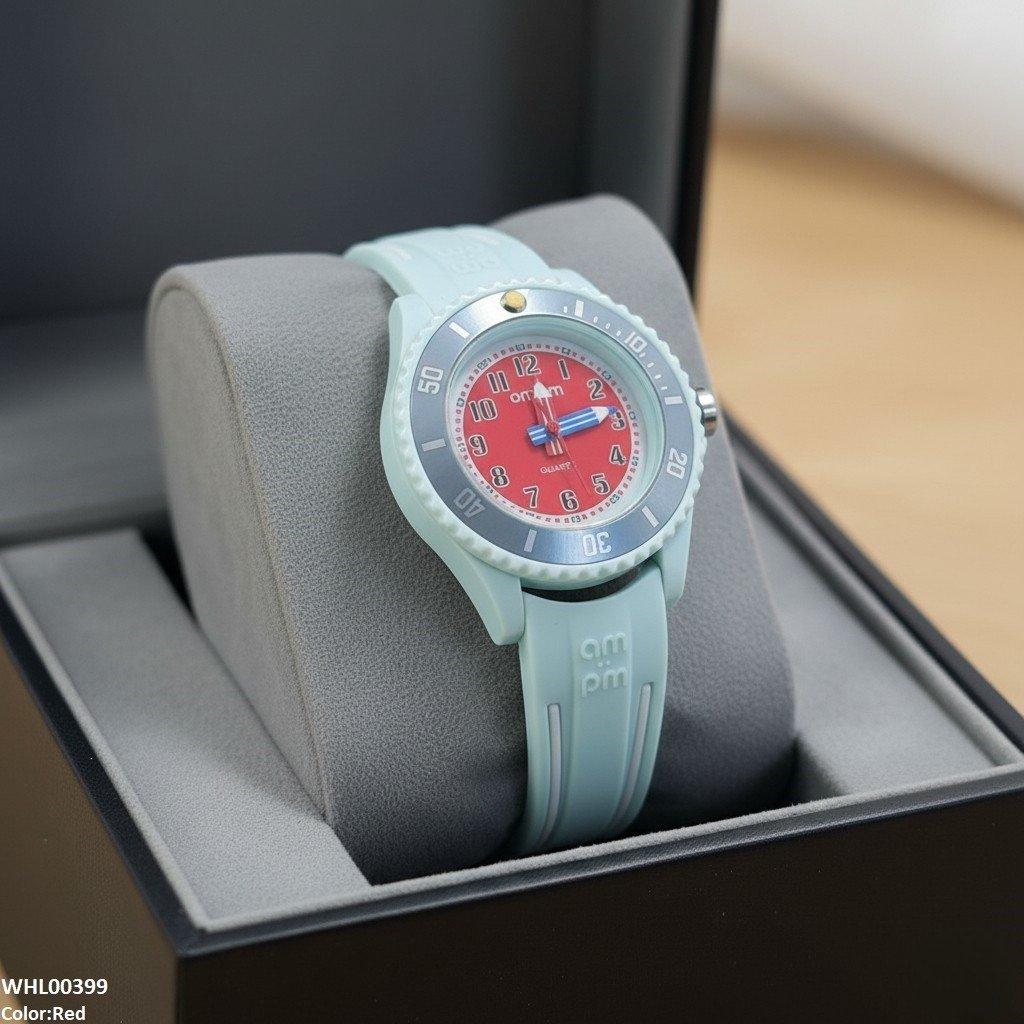 Round Stone Dial Kid's Watch