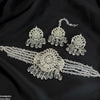 Tear White Pearl Drop Choker Set