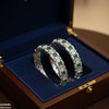 Round Flower Bangle Set