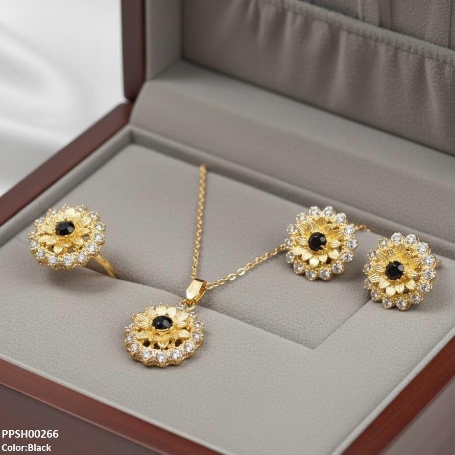 Flower Pendant Set