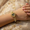 Heart Love Dial Stone Women's Watch