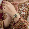 Round Deer Dial Heart Bracelet Women's Watch