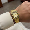 Rectangle Stone Dial Couple Watch