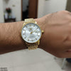 Round Stone Dial Men's Watch