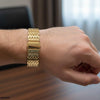 Round Stone Dial Men's Watch