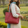 Maroon Vintage Tote Bag