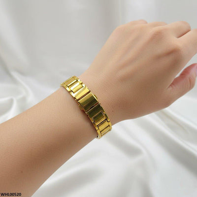 Round Number's Dial Women's Watch