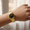 Round Number's Dial Women's Watch