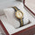 Round Black Chain Women's Watch