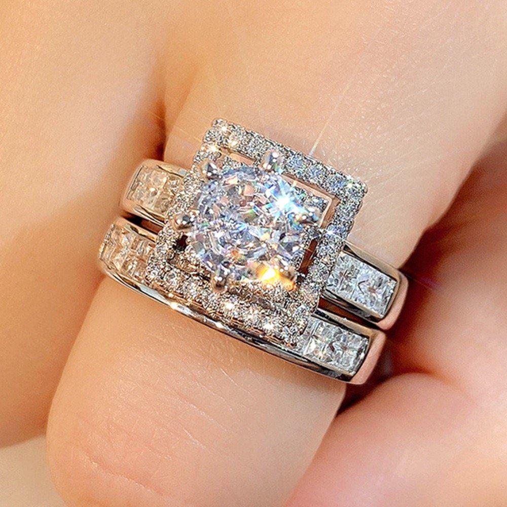 Cathedral Twice Zircon Ring