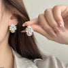 Round Pearl Flower Tops Pair