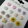 12 Multi Flower Tops Pair
