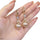 Round Pearl Drop Earrings