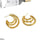 Three Layer Hoops Pair