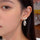 Pearl Diamond Drop Earrings