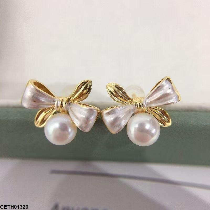 Bow Pearl Tops Pair