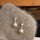 Tear Pearl Drop Earrings