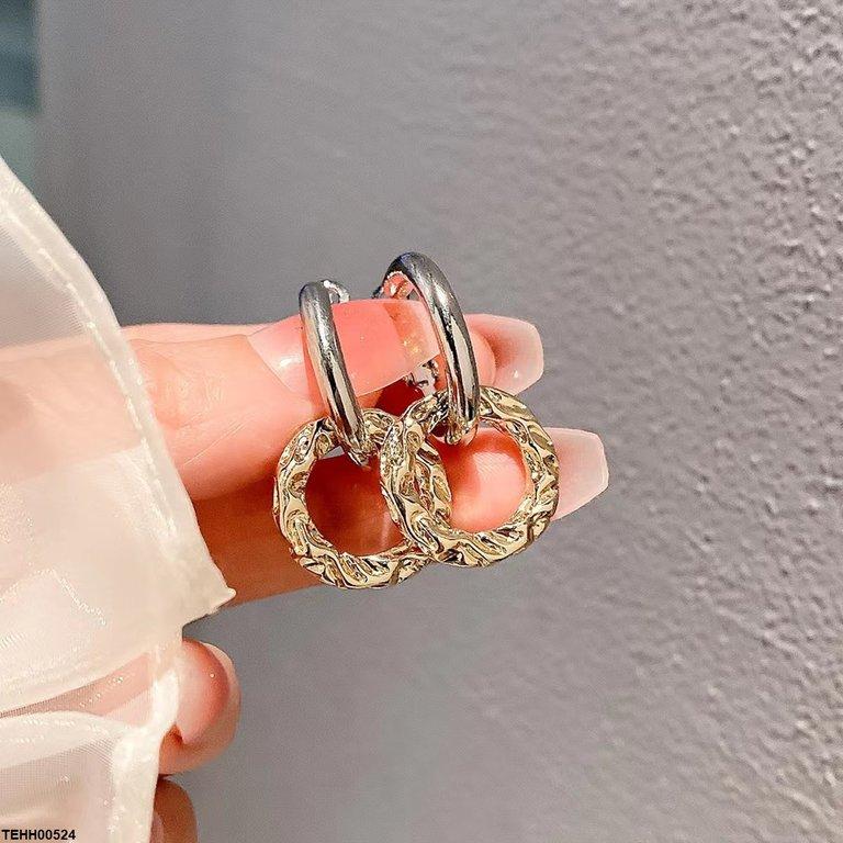 Round Double Hoops Pair