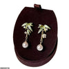 Date Palm Pearl Drop Earrings