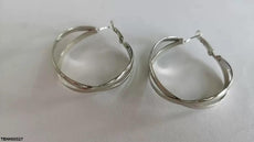 Triple layer Hoops Pair