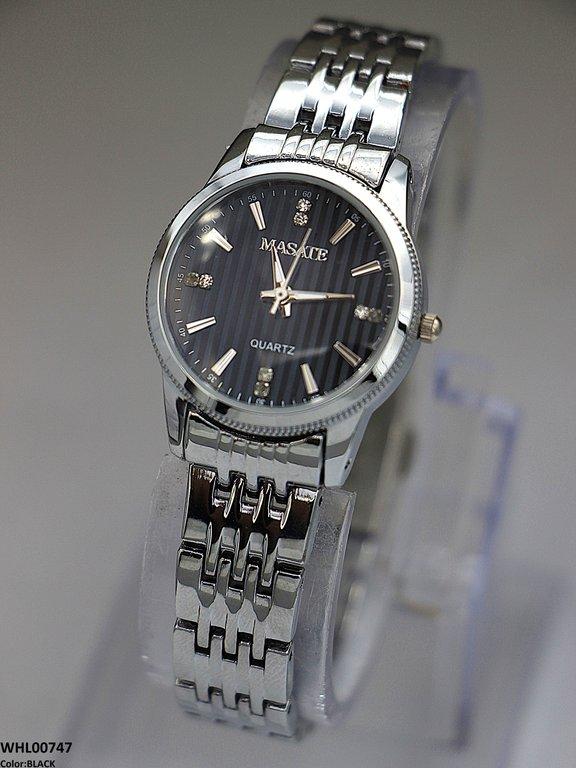 Round Stone Dial Women's Watch