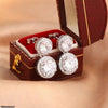 Round Zircon Stone Drop Earrings