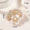 Butterfly/Pearl Flower Zircon Broach