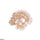 Butterfly/Pearl Flower Zircon Broach