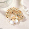 Butterfly/Pearl Flower Zircon Broach