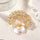 Butterfly/Pearl Flower Zircon Broach
