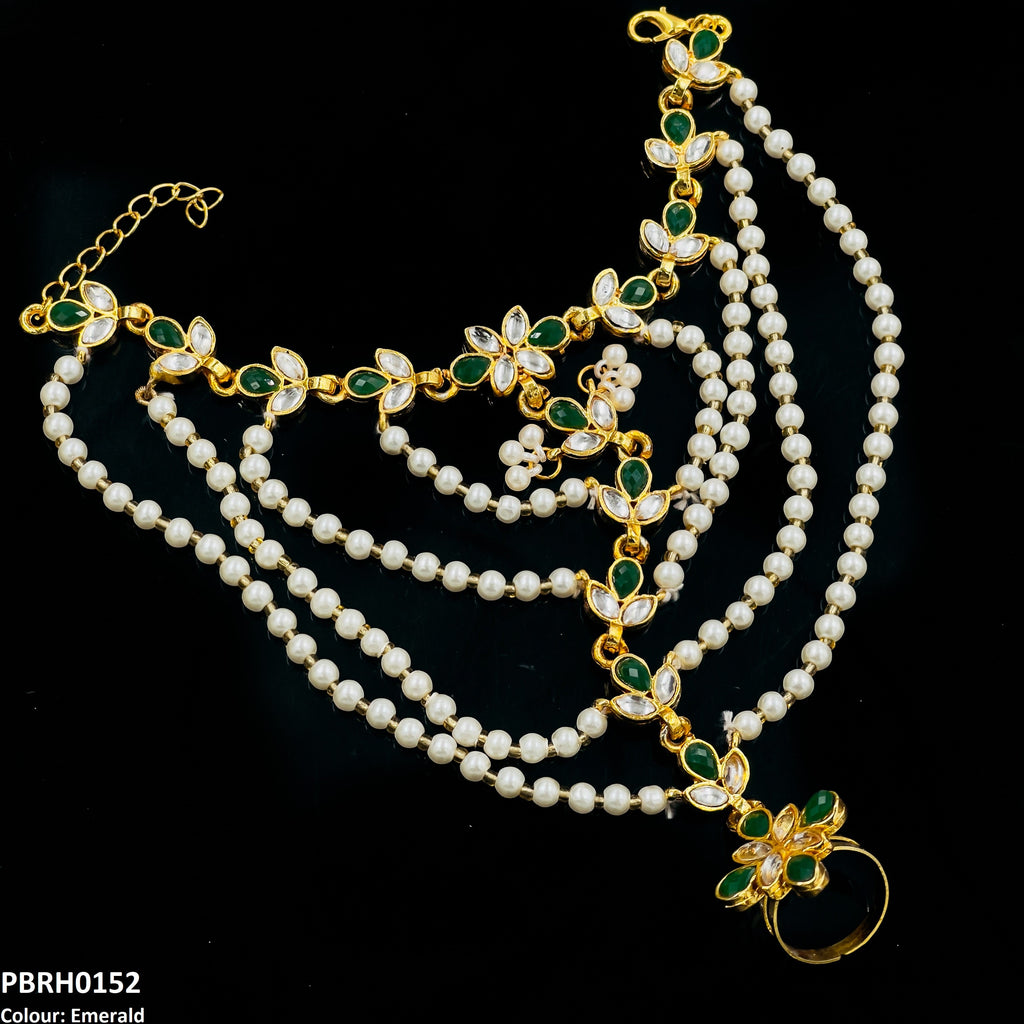 Pearl Flower Angla Bracelet Adjustable