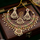 Multi Stone Pearl Drop Necklace Set