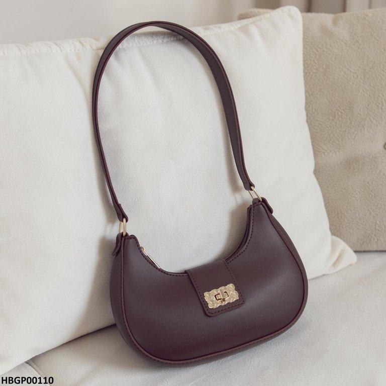 Trendy Armpit Ladies Hand Bag - Dark Brown