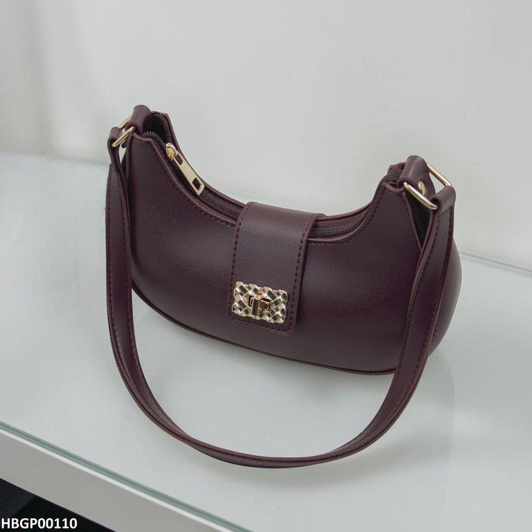 Trendy Armpit Ladies Hand Bag - Dark Brown