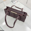 Rectangular Tote Ladies Hand Bag - Dark Brown