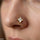 Flower Stainless Steel Nose Pin